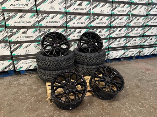 Black swamper alloy wheels - black,