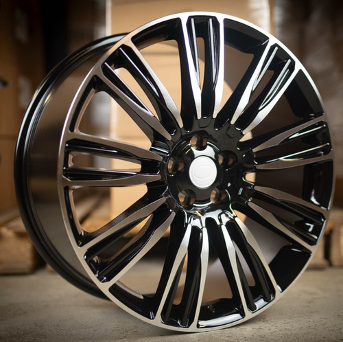 Black pol alloy wheels - 22",